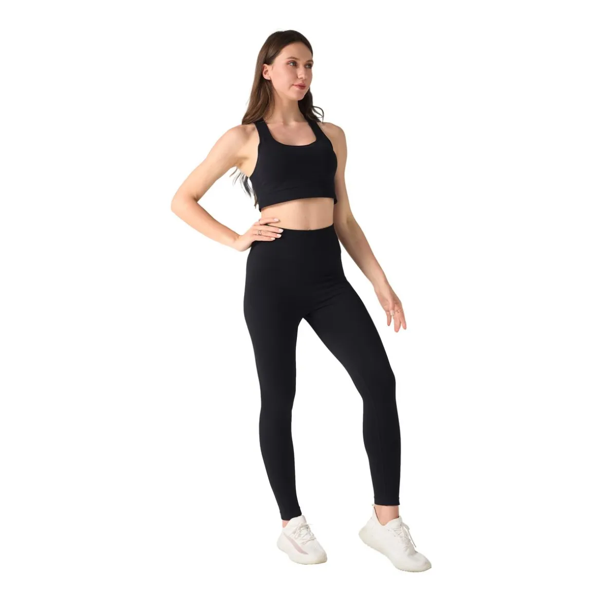 Sport Leggings Damen Grösse S schwarz