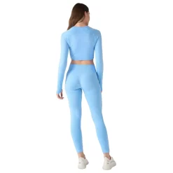 Sport Set Damen 3-teilig Grösse M blau