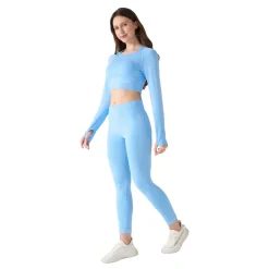 Sport Set Damen 3-teilig Grösse M blau
