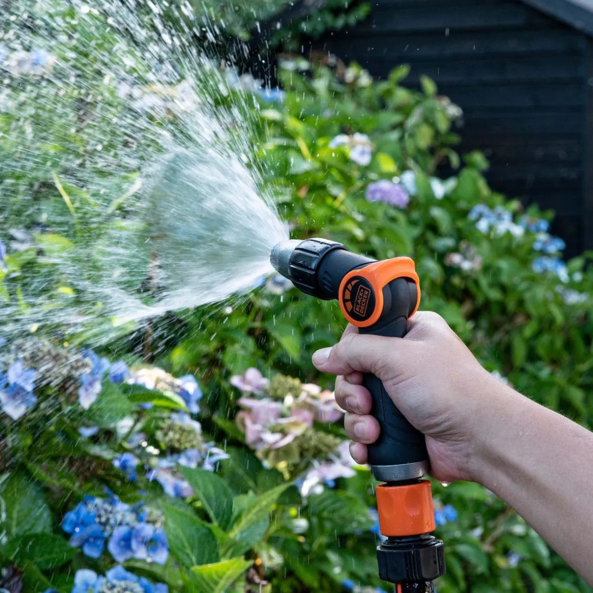 Spritzdüse für Gartenschlauch 3 Modi 13 mm 1/2“