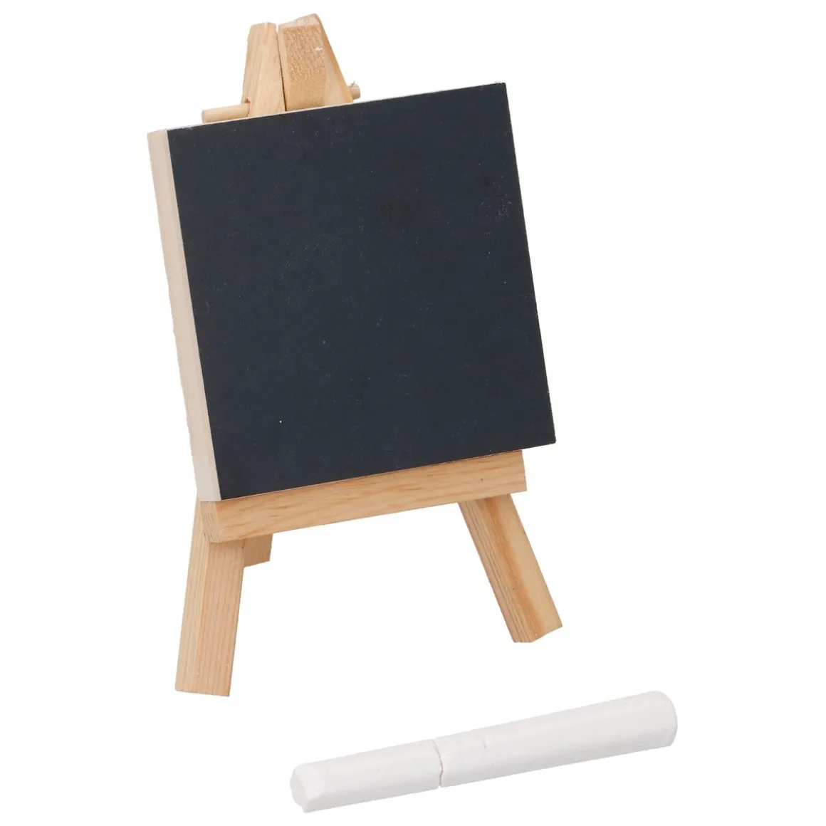 Staffelei mit Kreidetafel 7 x 7 cm natur/schwarz