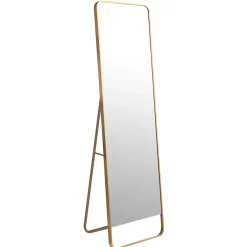Standspiegel 48 x 160 cm gold
