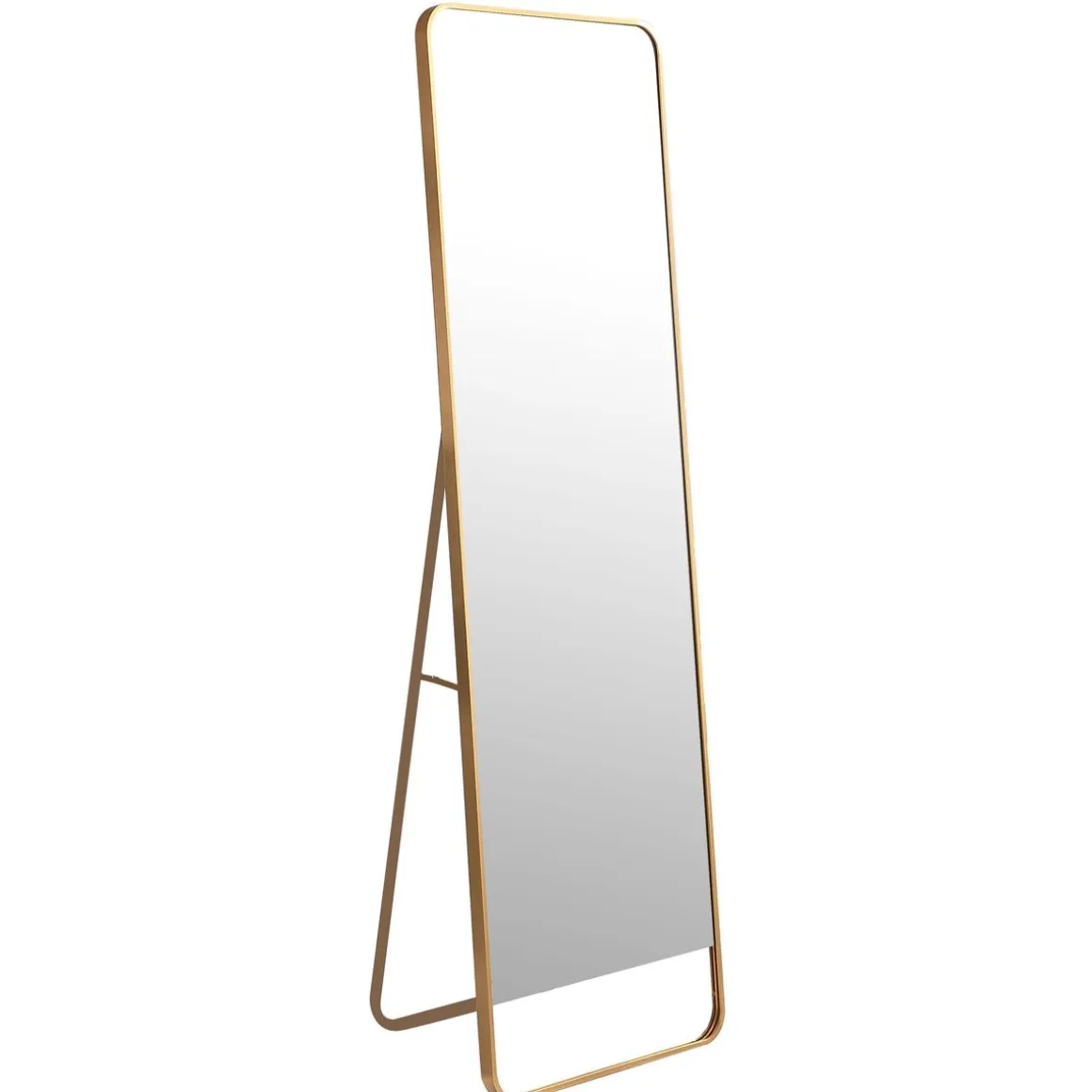Standspiegel 48 x 160 cm gold