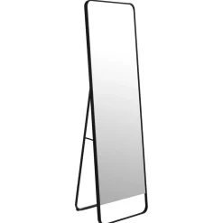 Standspiegel 48 x 160 cm schwarz