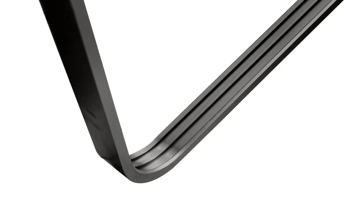 Standspiegel 48 x 160 cm schwarz
