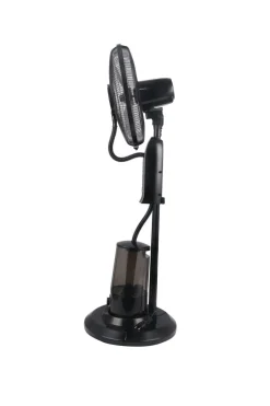 Standventilator mit Sprühnebel FOGGY schwarz