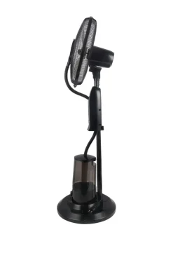 Standventilator mit Sprühnebel FOGGY schwarz