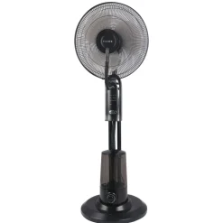 Standventilator mit Sprühnebel FOGGY schwarz