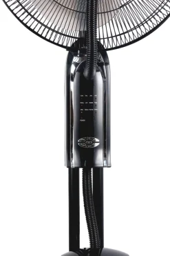 Standventilator mit Sprühnebel FOGGY schwarz