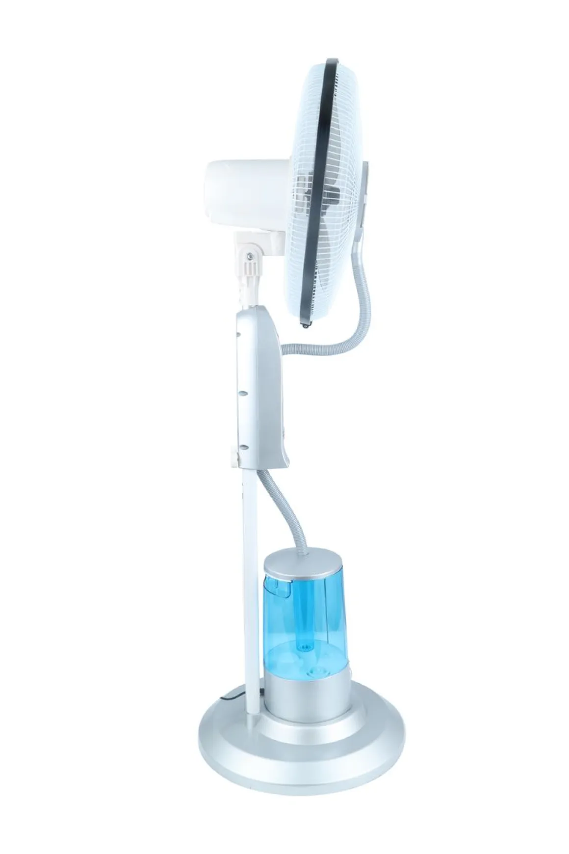 Standventilator mit Sprühnebel FOGGY silber