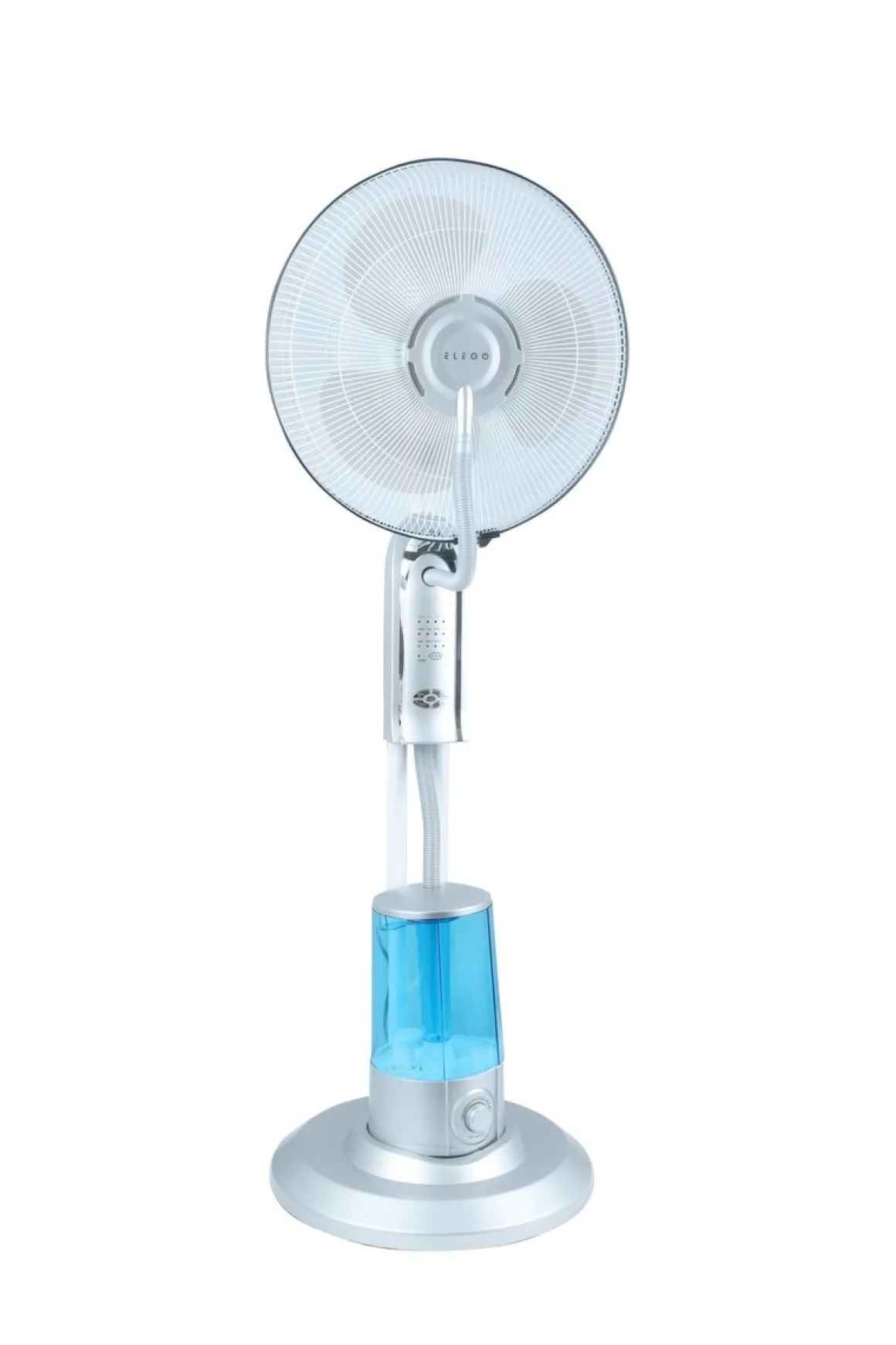 Standventilator mit Sprühnebel FOGGY silber
