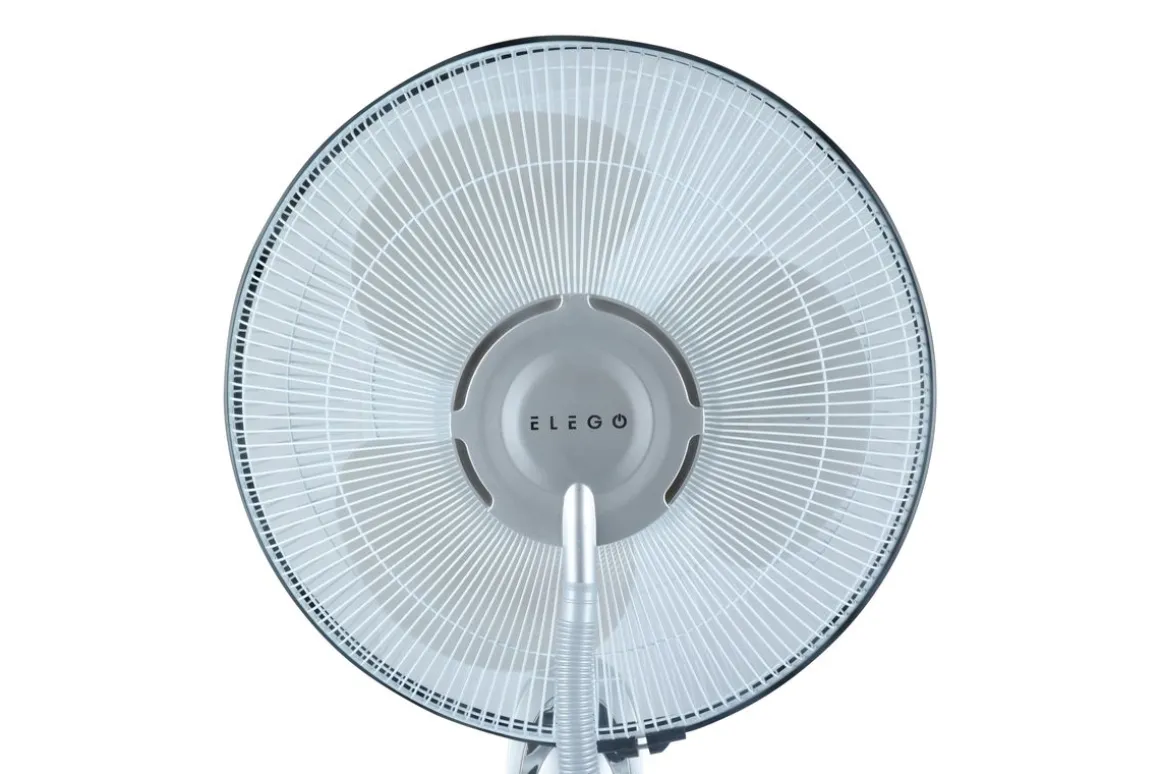 Standventilator mit Sprühnebel FOGGY silber