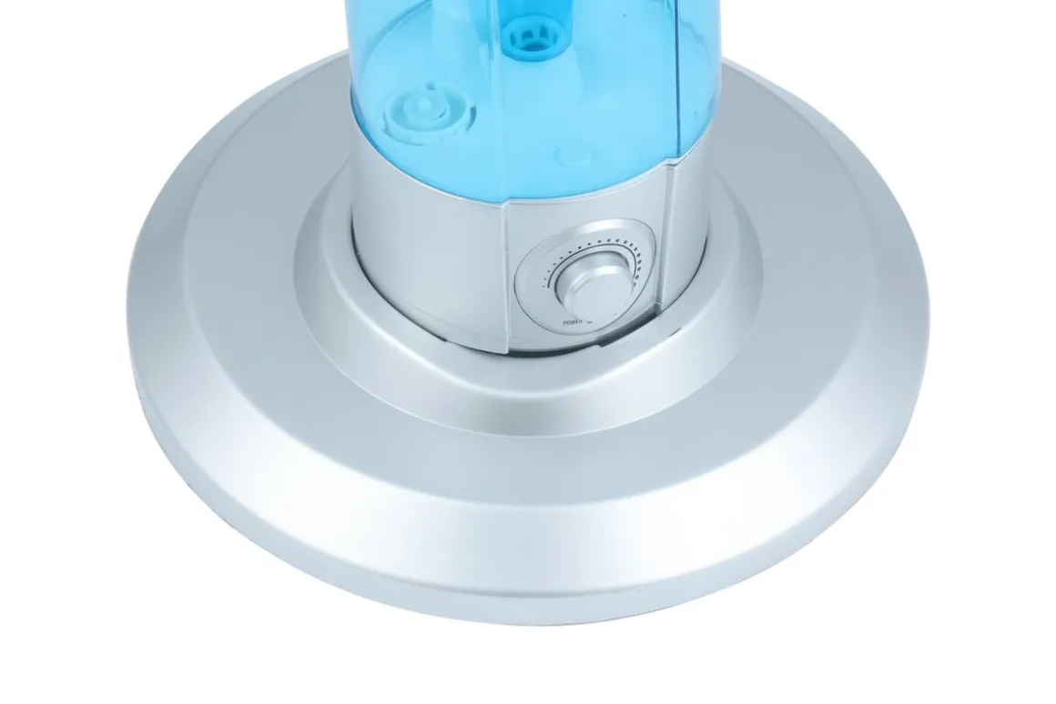 Standventilator mit Sprühnebel FOGGY silber