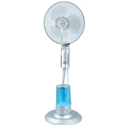 Standventilator mit Sprühnebel FOGGY silber