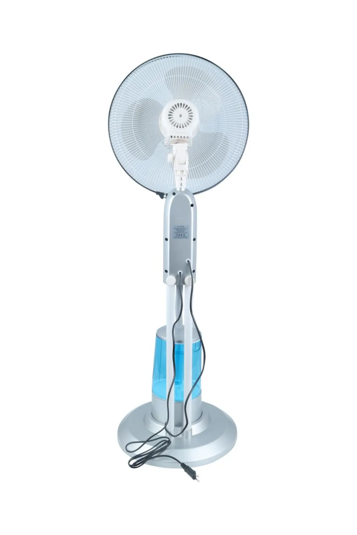 Standventilator mit Sprühnebel FOGGY silber