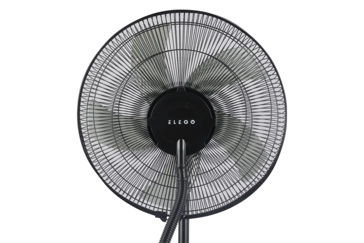 Standventilator mit Sprühnebel WINDY schwarz