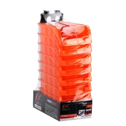 Stapelbox Set 11-teilig orange/schwarz