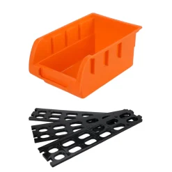 Stapelbox Set 11-teilig orange/schwarz