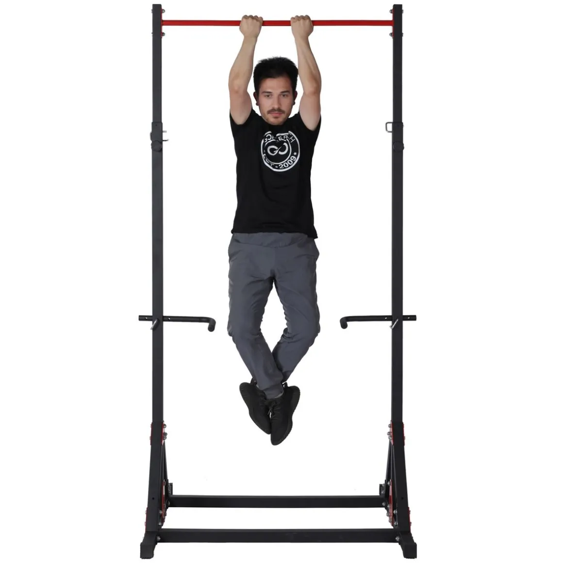 Stationäre Klimmzugstange mit Dip Station KRONOS 150 kg
