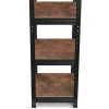 Steckregal Bücherregal Vintage BONITA 37 x 37 x 150 cm