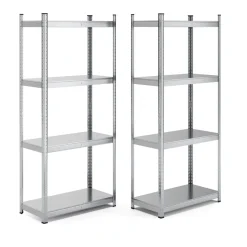 Steckregal Metall 80 x 40 x 180 cm 2er Set