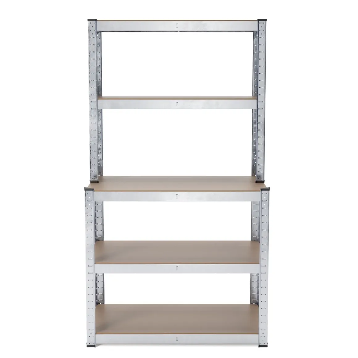 Steckregal mit Werkbank 100 x 60 x 180 cm