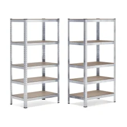 Steckregal 90 x 30 x 180 cm 2er Set