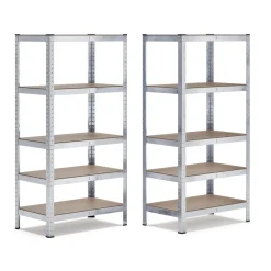Steckregal 90 x 40 x 180 cm 2er Set