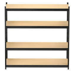 Steckregal 180 x 60 x 180 cm schwarz/braun