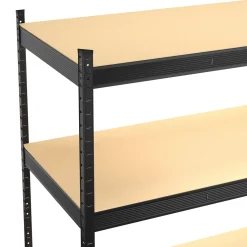 Steckregal 180 x 60 x 180 cm schwarz/braun