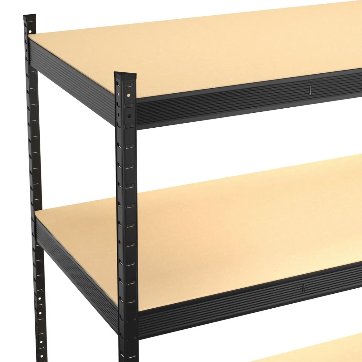 Steckregal 180 x 60 x 180 cm schwarz/braun