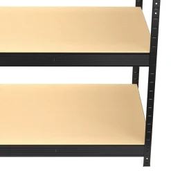 Steckregal 180 x 60 x 180 cm schwarz/braun