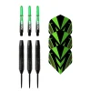 Steeldart 20 g 3er Set schwarz/grün
