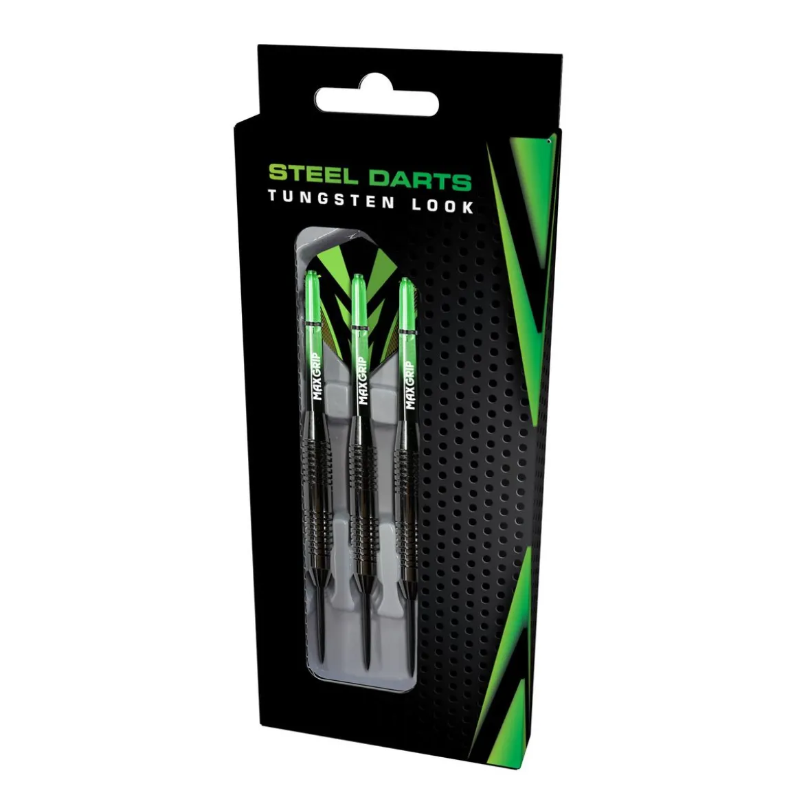 Steeldart 20 g 3er Set schwarz/grün