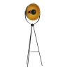 Stehlampe NOVA schwarz/gold