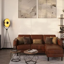 Stehlampe NOVA schwarz/gold