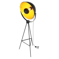 Stehlampe NOVA schwarz/gold