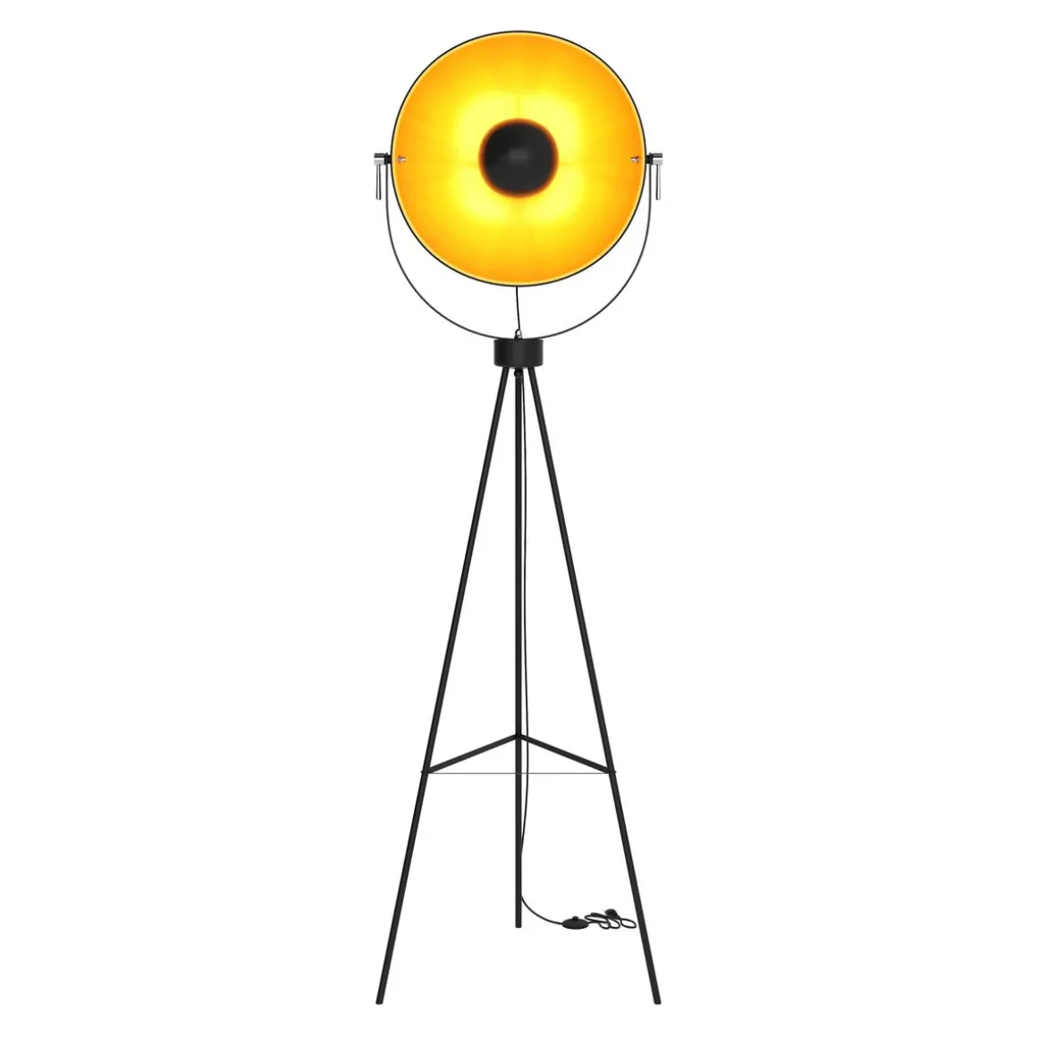 Stehlampe NOVA schwarz/gold