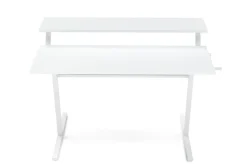 Stehpult 2 Ebenen manuell höhenverstellbar weiss 120 x 40 cm