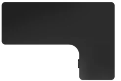 Stehpult Eckschreibtisch elektrisch PREMIUM schwarz 160 x 110 cm