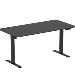Stehpult elektrisch BUDGET schwarz 120 x 60 cm