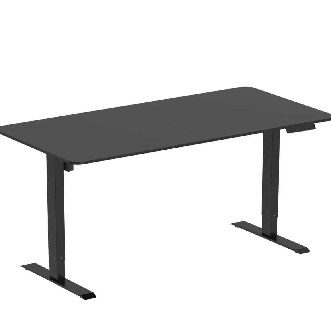 Stehpult elektrisch BUDGET schwarz 120 x 60 cm