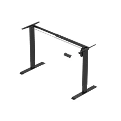 Stehpult elektrisch BUDGET schwarz 140 x 70 cm