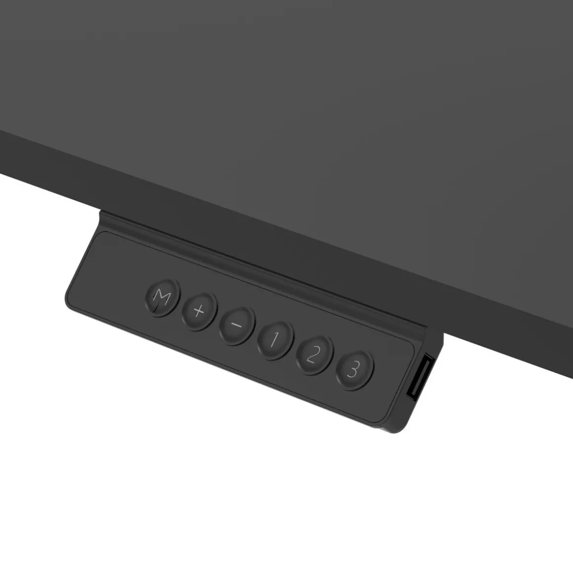 Stehpult elektrisch BUDGET schwarz 140 x 70 cm