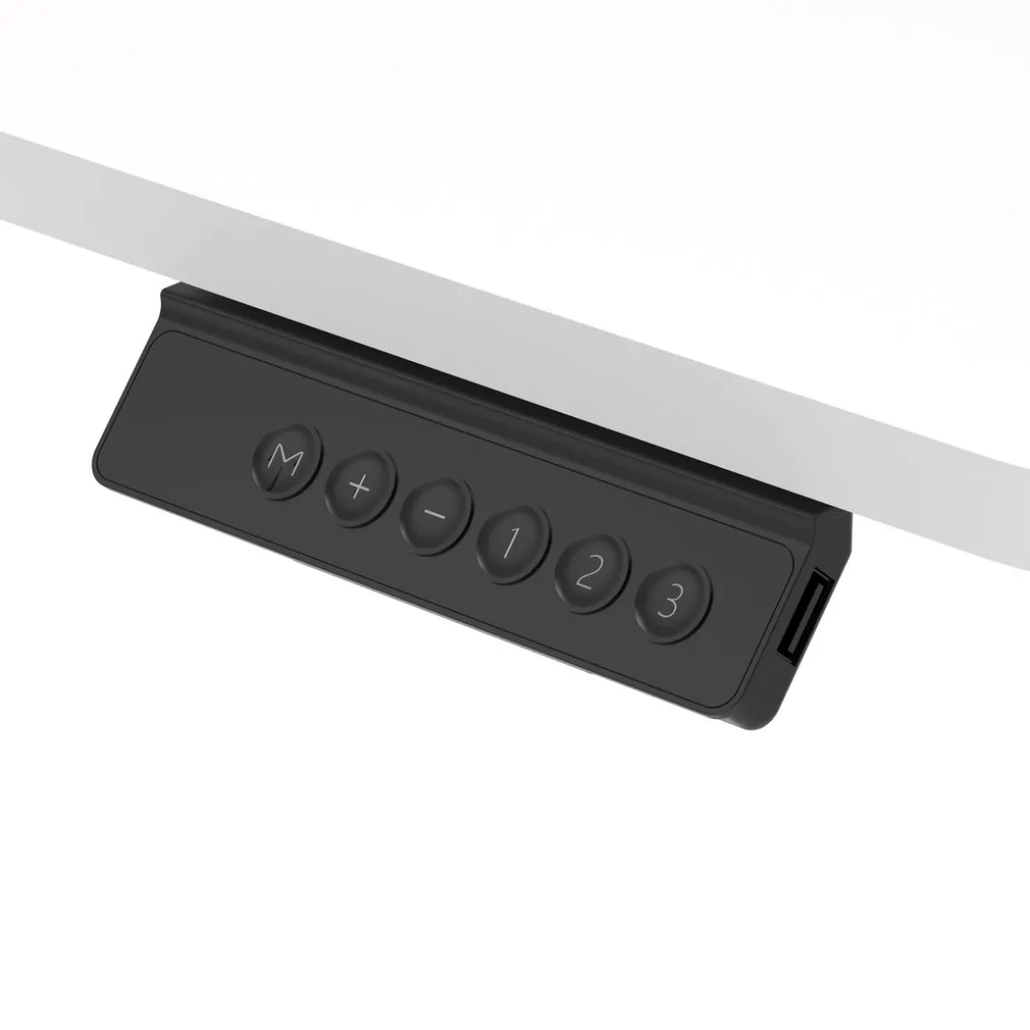 Stehpult elektrisch BUDGET weiss 120 x 60 cm