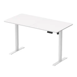 Stehpult elektrisch BUDGET weiss 140 x 70 cm
