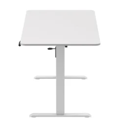 Stehpult elektrisch BUDGET weiss 140 x 70 cm