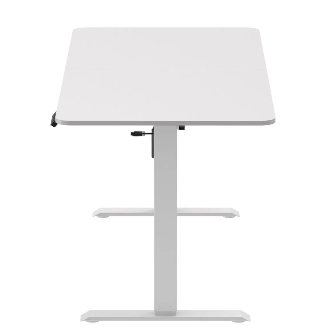 Stehpult elektrisch BUDGET weiss 140 x 70 cm