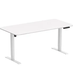 Stehpult elektrisch BUDGET weiss 140 x 70 cm