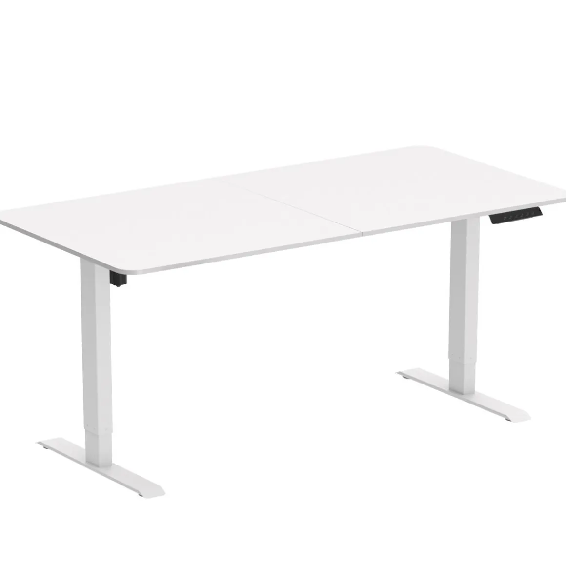 Stehpult elektrisch BUDGET weiss 140 x 70 cm